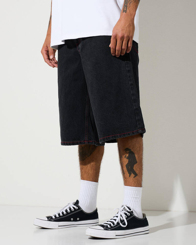 RVCA Dayshift Baggy Denim Shorts for Mens