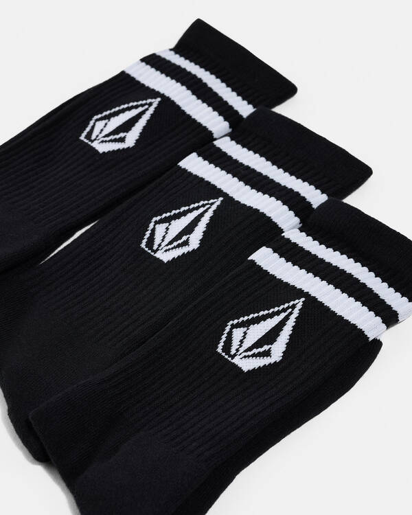 Volcom MFO Retro Stone Socks 3 Pack for Mens