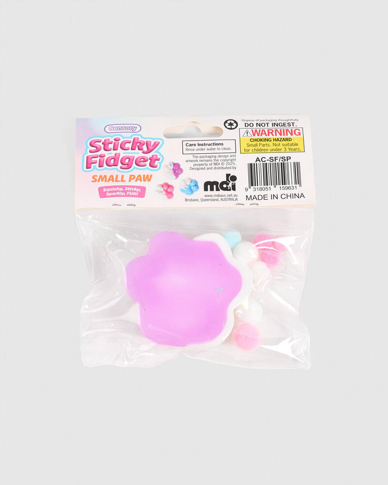 Get It Now Small Sticky Paw Squishy Fidget Toy for Unisex