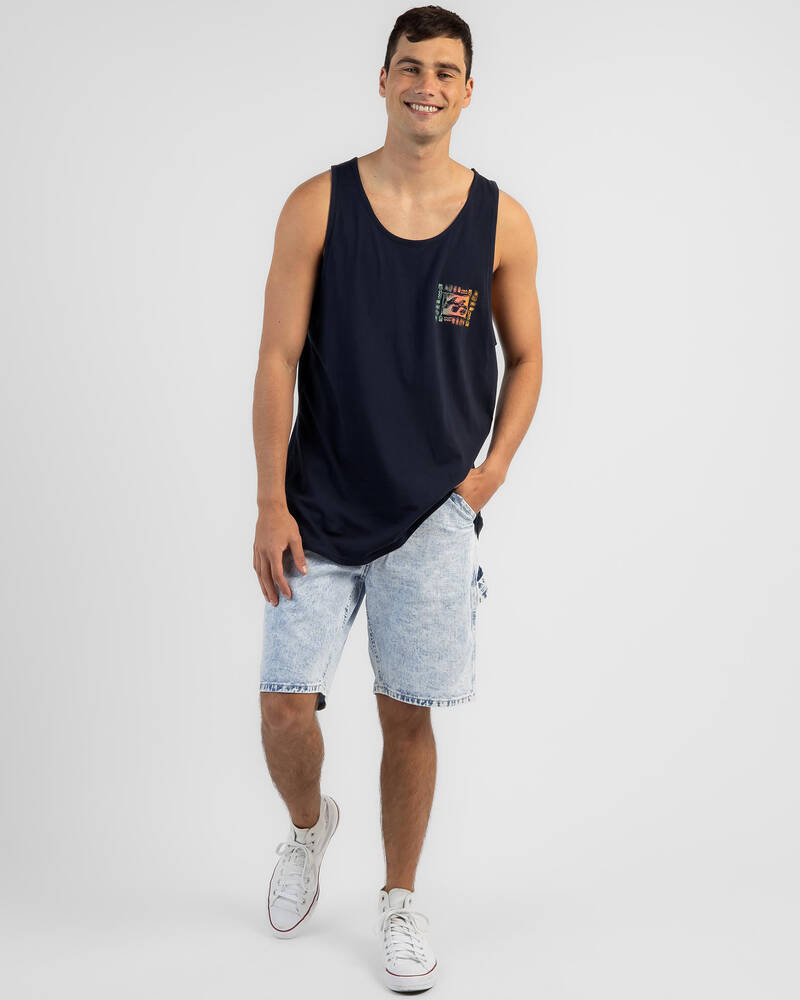 Billabong Crayon Wave Singlet for Mens