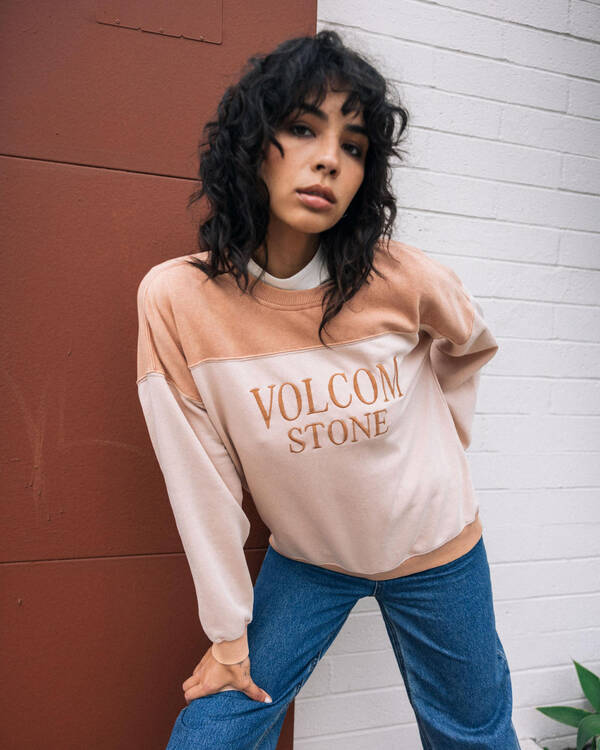 Stone Blocked Crewneck Sweatshirt