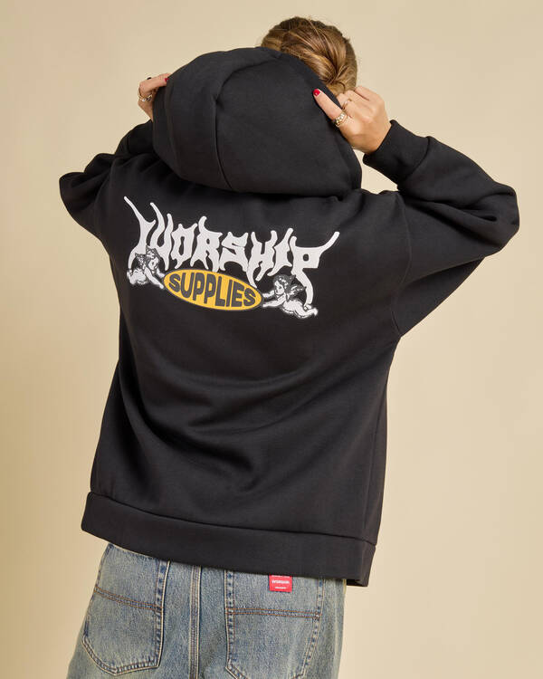 Messenger Zip Front Hoodie