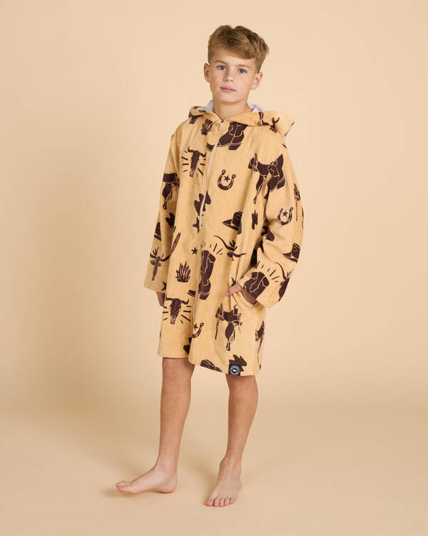 Boots Scootin Zip Thru Hooded Towel