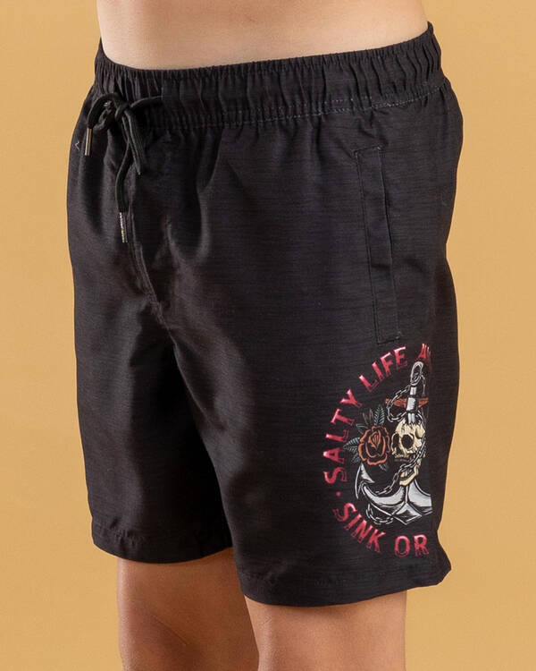 Sink Or Swim Elastic Waist Shorts