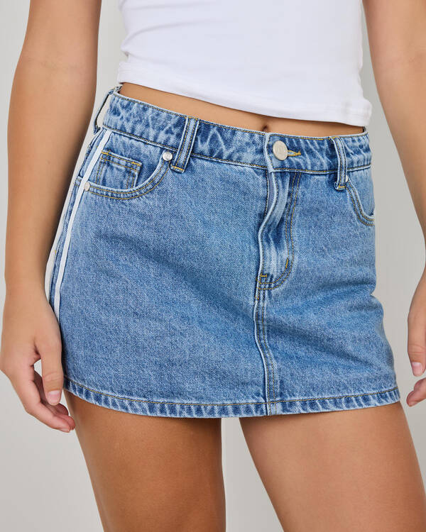 Angie Racing Stripe Skort