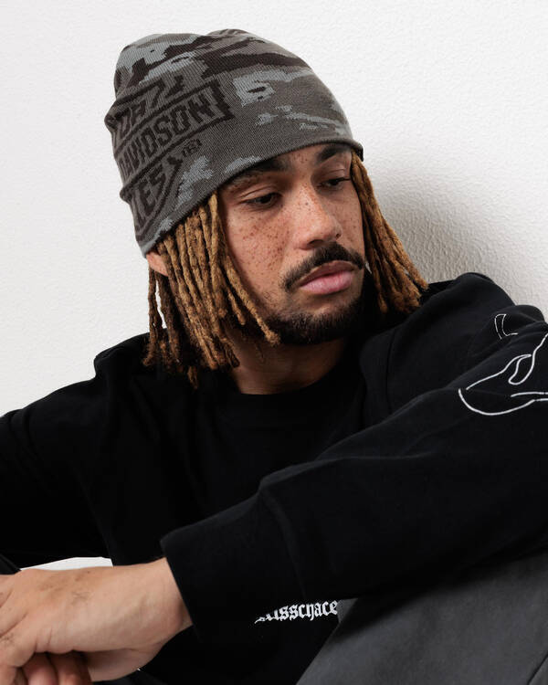 Harley Davidson Mileage Skully Beanie