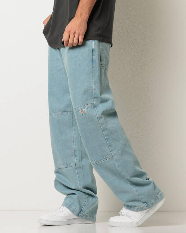 Double Knee Denim Pants