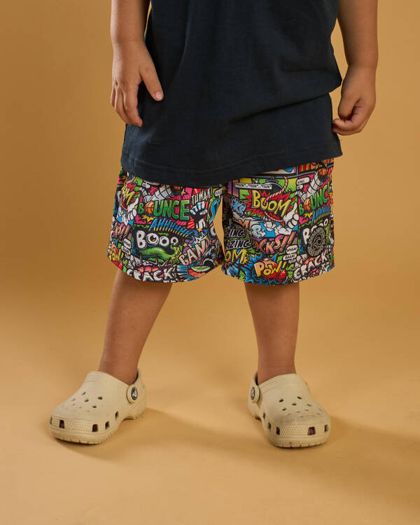 Toddlers' Boom Elastic Waist Shorts
