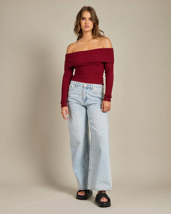 Ari Off Shoulder Knit Top