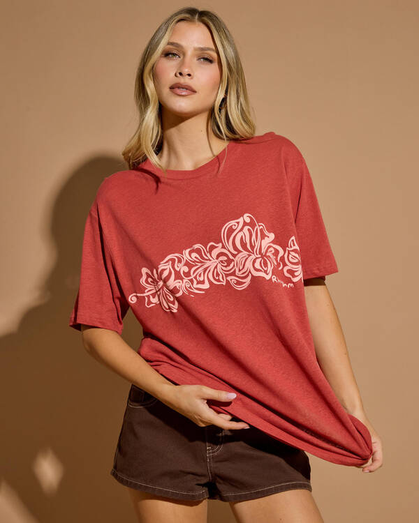 Hibiscus Oversized T-Shirt