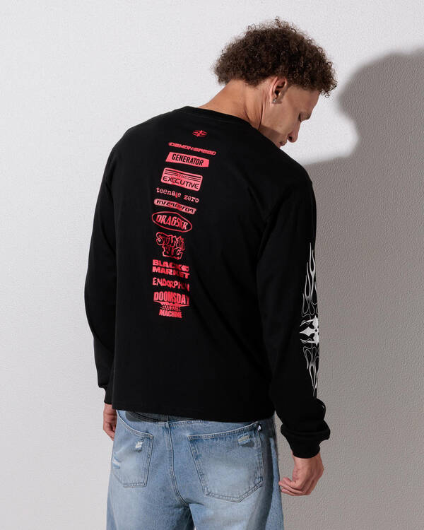 Flame Long Sleeve T-Shirt