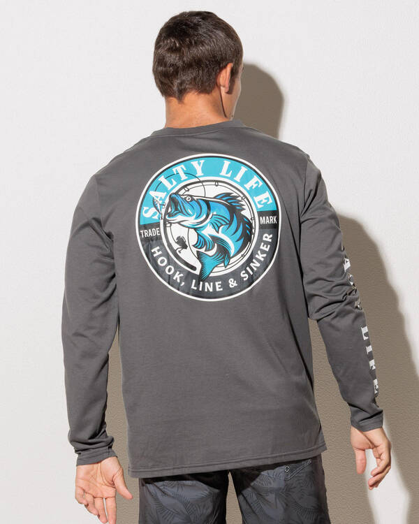 Get Hooked Long Sleeve Surf T-Shirt