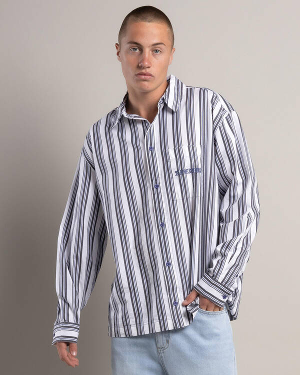 Lined Up Organic Long Sleeve Shirt