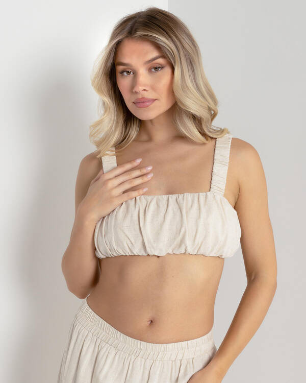Aria Hawaii Ruched Crop Top
