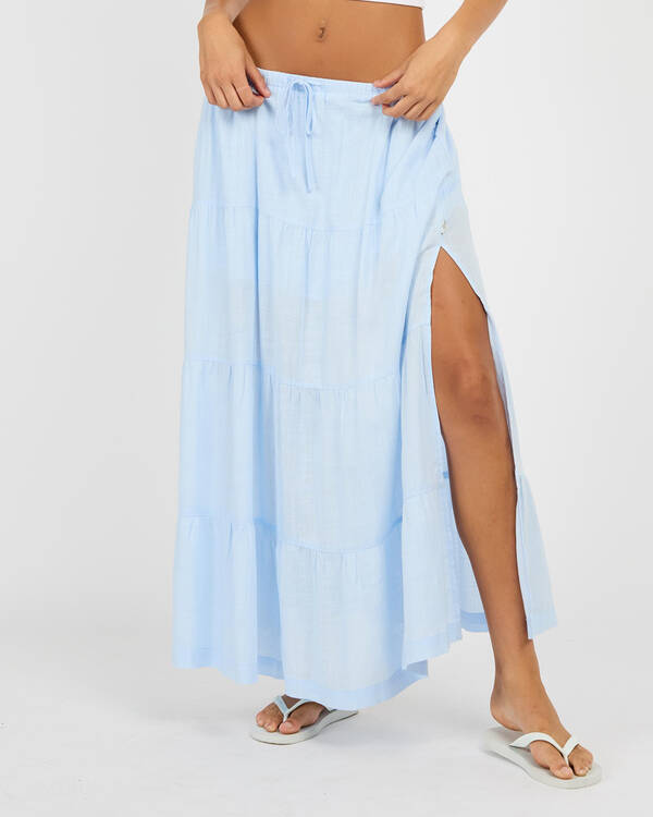 Classic Tiered Maxi Skirt