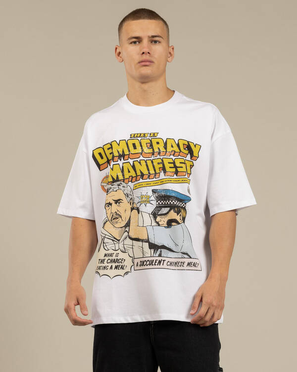 This Is Democracy Manifest Oversized T-Shirt
