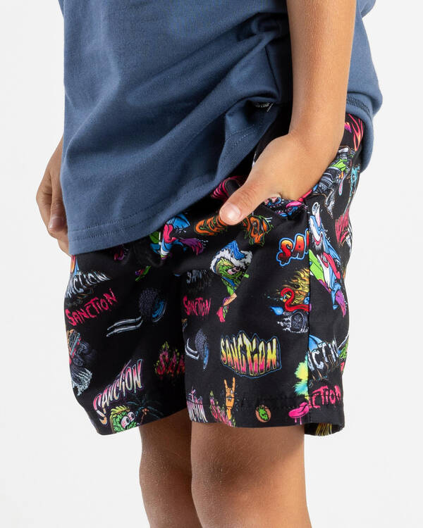 Scream Elastic Waist Shorts