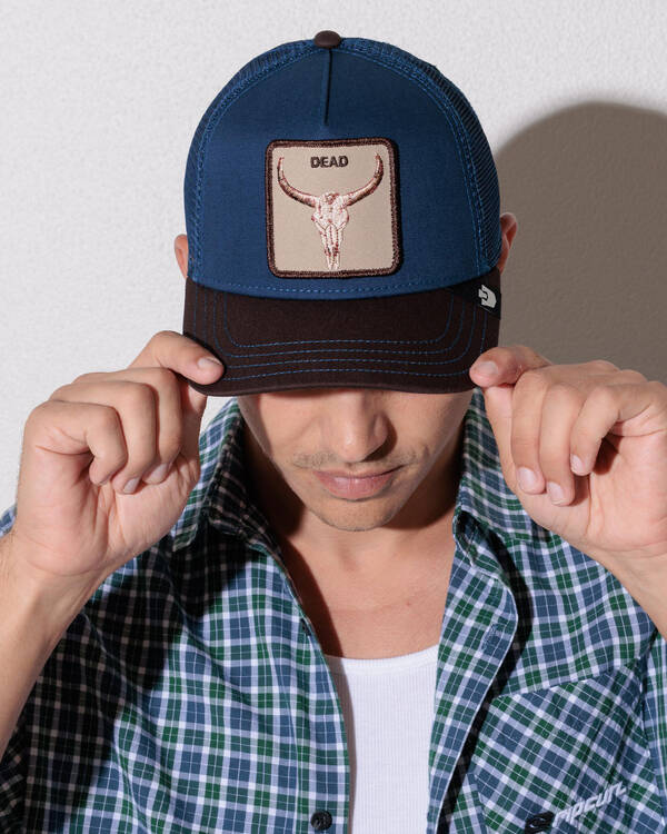 The Two-Tone Skull Trucker Cap