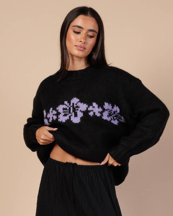 Cala Nights Hibiscus Knit Sweater