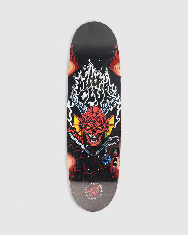 Stranger Things Hellfire Club Flames 9" Skateboard Deck