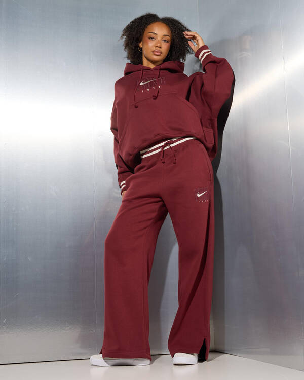 Phoenix High-Waisted Wide Leg Graphic Track Pants