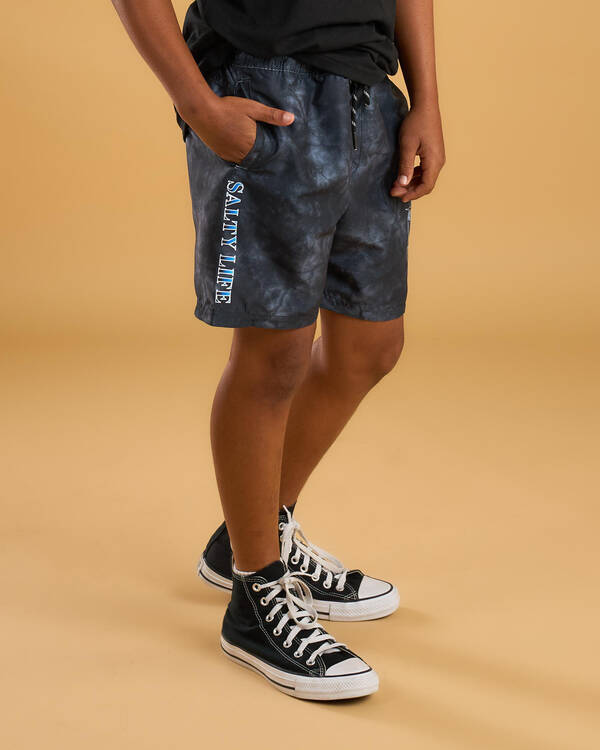 Big Tackle Elastic Waist Shorts