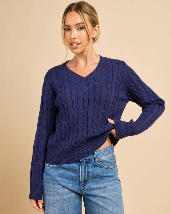 Bristol V Neck Knit Jumper