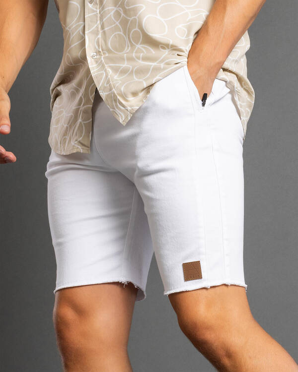 Fraction Elastic Waist Shorts