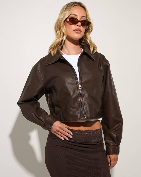 Jett Faux Leather Jacket