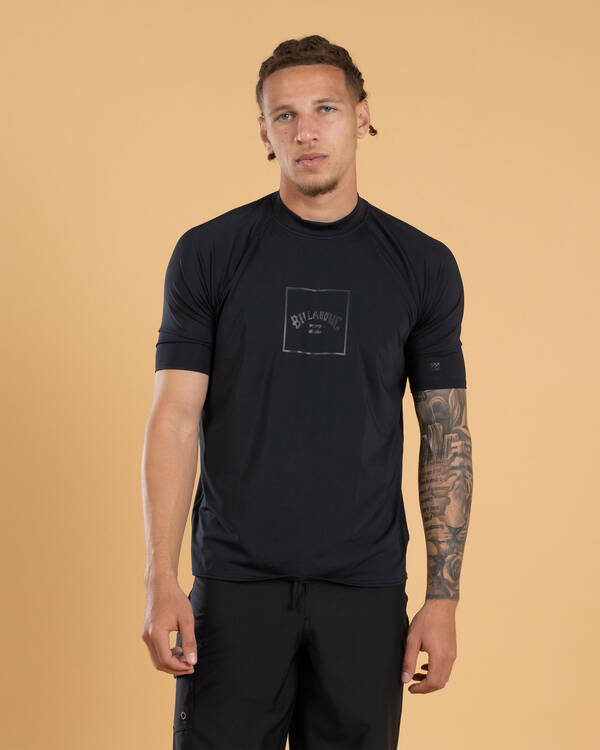 Boxed Arch Short Sleeve Rash Vest