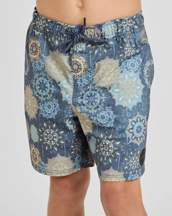 Spiral Elastic Waist Shorts