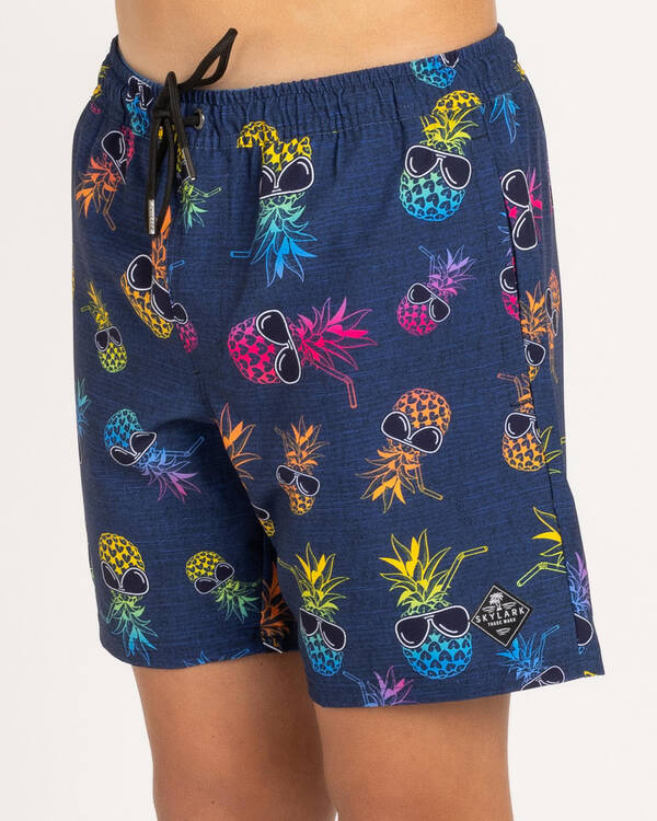 Scene Elastic Waist Shorts