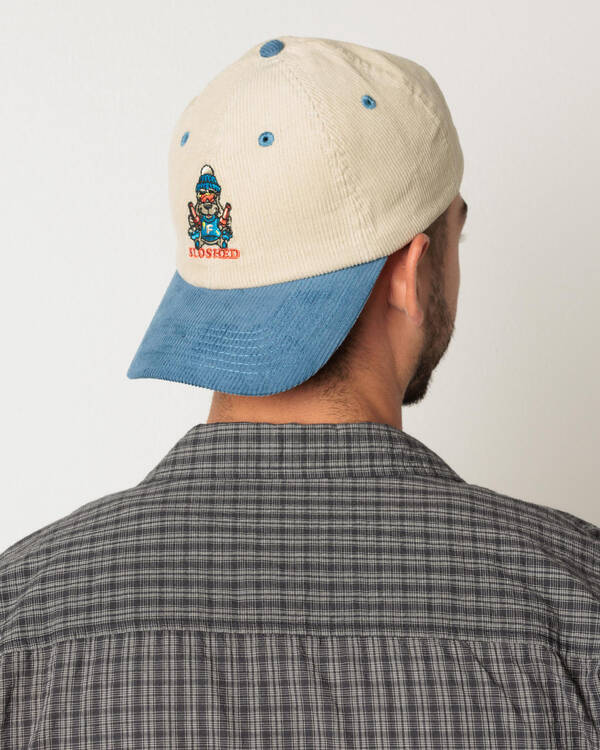 Sloshed Puppies Cord Strapback Cap