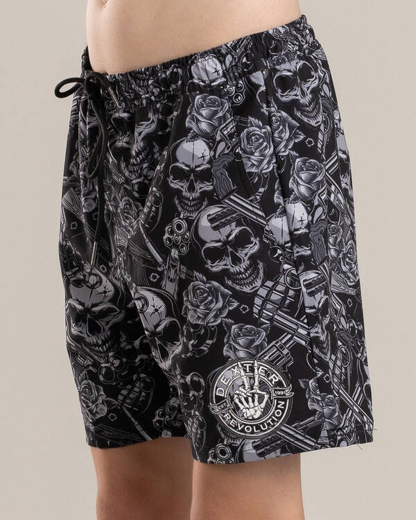 Ruin Elastic Waist Shorts