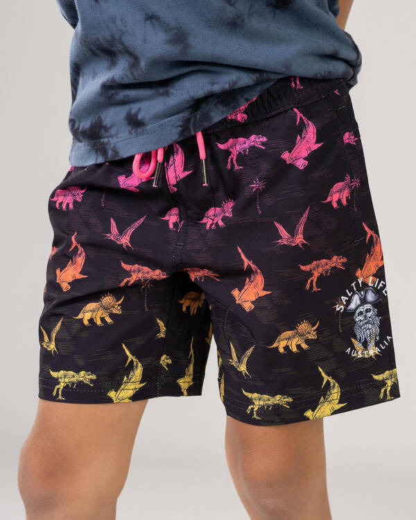 Toddlers Triassic Elastic Waist Shorts
