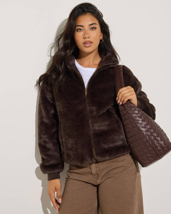 Aura Faux Fur Jacket
