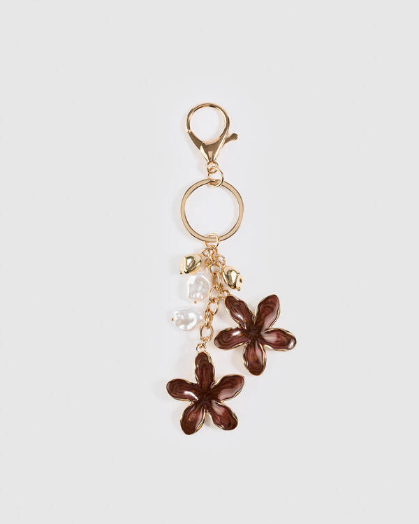 Frangipani Pearl Bag Charm
