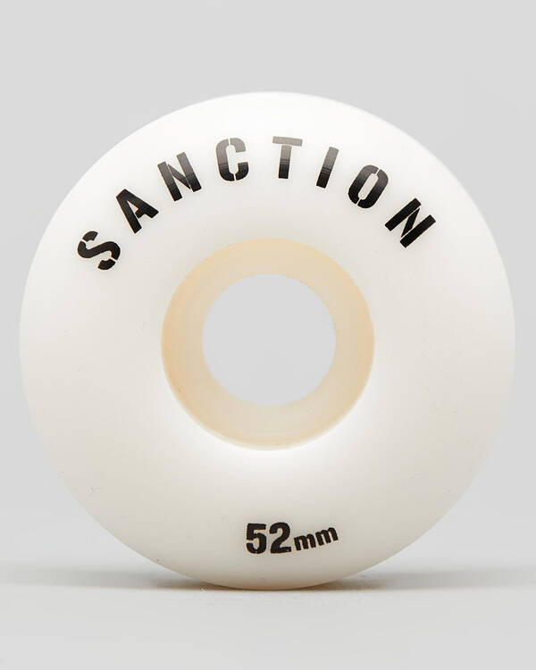 Plain White Skateboard Wheel