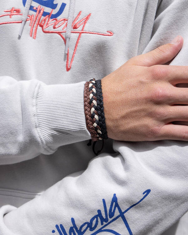 Pack Brn/blk/wht Bracelet