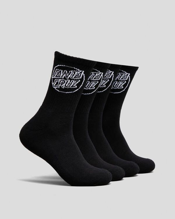 Opus Dot Crew Socks 4 Pack