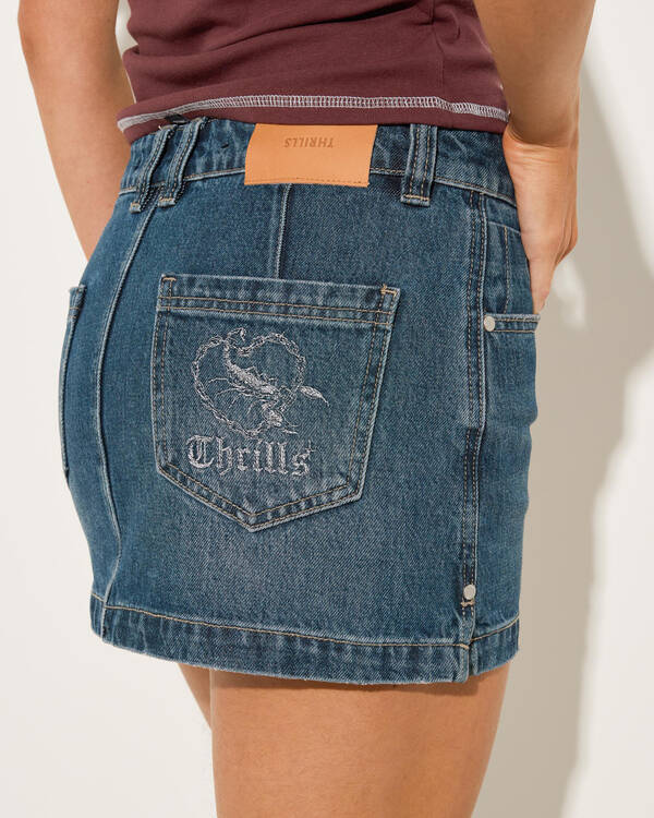 Ramona Mid Rise Micro Killer Skirt