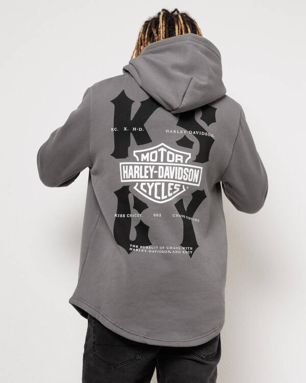Harley-Davidson Hog Duel Curved Hoodie
