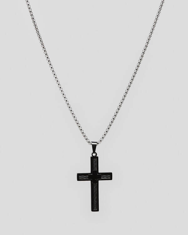 Black Cross Necklace