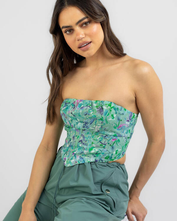 Abstract Artist Corset Top