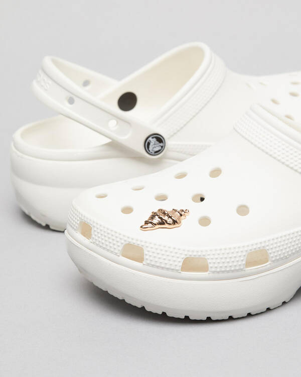 Gold Sea Shell Jibbitz