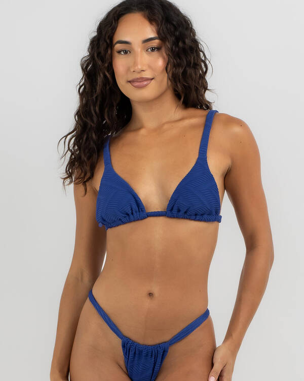 Castaway Soft Strap Sliding Triangle Bikini Top