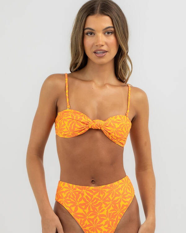 Allegra Knot Bandeau Bikini Top