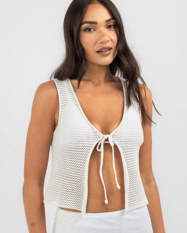 Kerr Crochet Tie Top