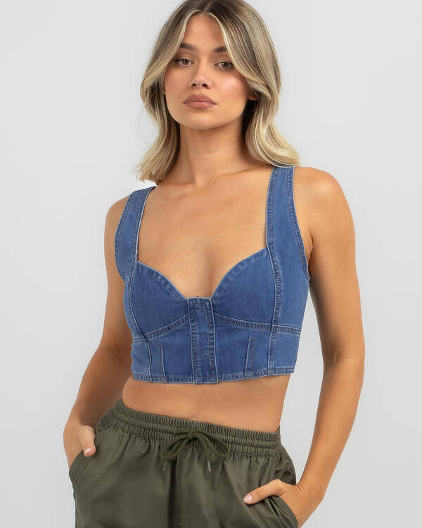 Margot Denim Top