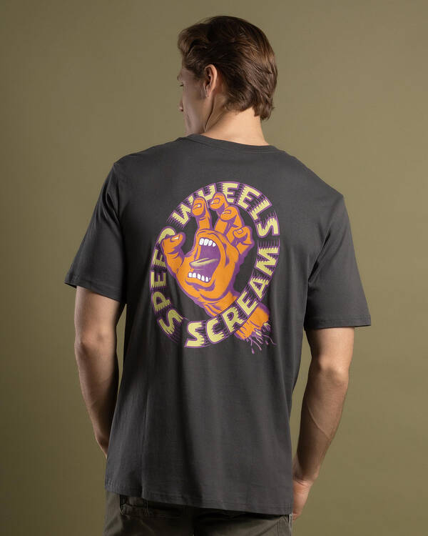 Screaming Hand Scream Strip Front T-Shirt